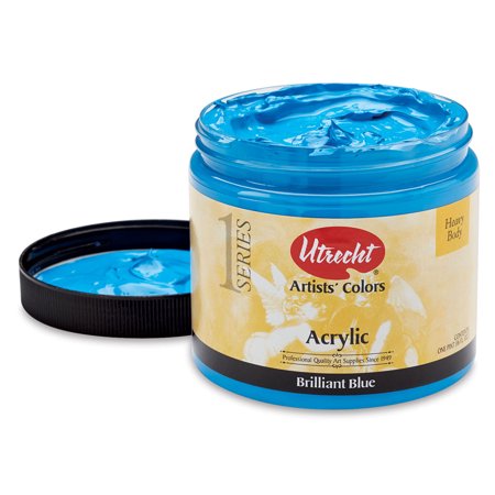 Utrecht Artists  Acrylic Paint - Brilliant Blue  Pint