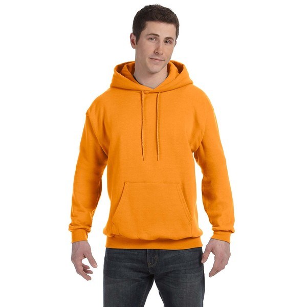 Men's Comfortblend Ecosmart 50/50 Pullover Hood Safety Orange