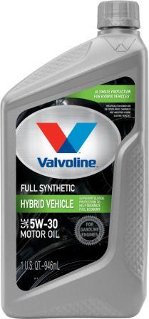 Valvoline Hybrid Vehicle Full Synthetic SAE 5W-30 Motor Oil 1 QT
