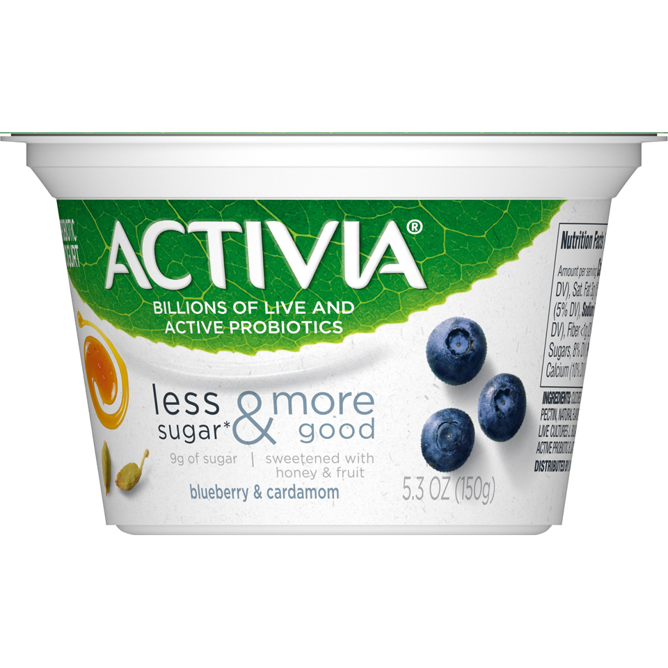 FODMAPs, Gluten & More Activia Less Sugar & More Good Blueberry