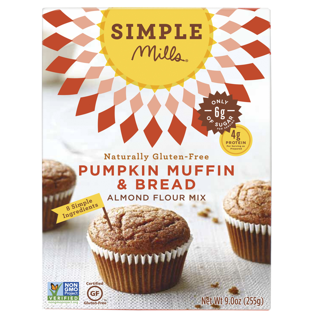 Simple Mills Pumpkin Muffin & Bread Mix  9.0 OZ (Pack of 6)