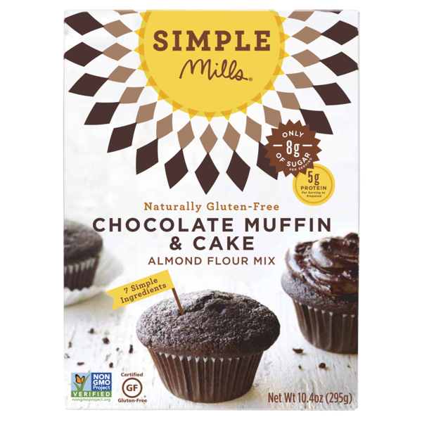 Simple Mills Chocolate Muffin & Cake Mix  10.4 OZ (Pack of 6)