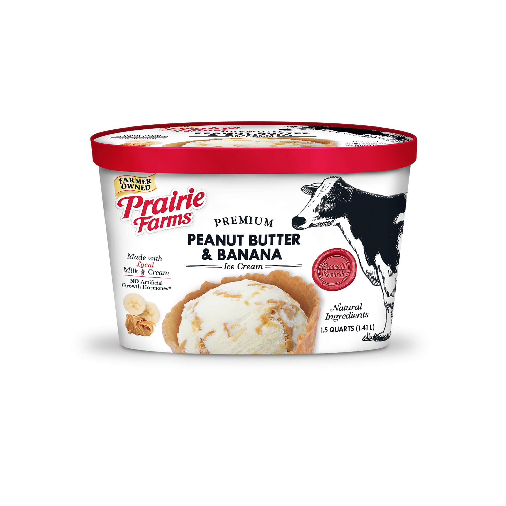 Premium Peanut Butter and Banana Ice Cream