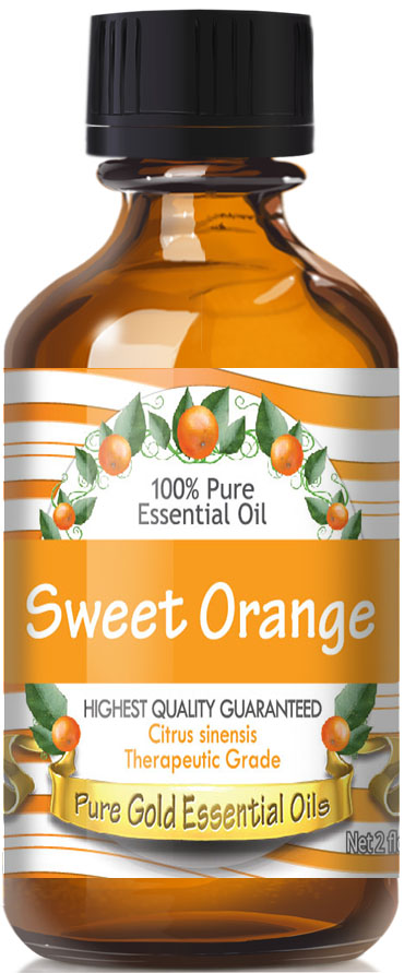 Pure Gold Sweet Orange Essential Oil, 100% Natural & Undiluted, 60ml