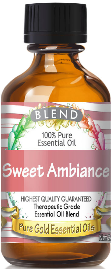 Pure Gold Sweet Ambiance Blend Essential Oil, 100% Natural & Undiluted, 60ml
