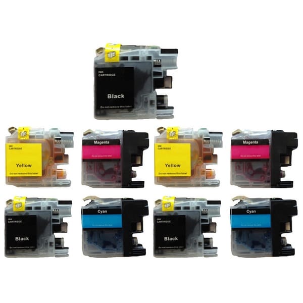 9-Pack Compatible Brother LC-101 LC101 Ink Cartridge for MFCJ450 MFCJ470 MFCJ475 MFCJ650 MFCJ870 MFCJ875 MFCJ245 MFCJ285 DCPJ152 (Color Set)