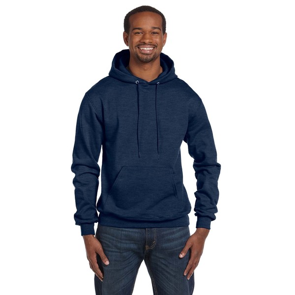 Men's Pullover Navy Heather Hood (XL)