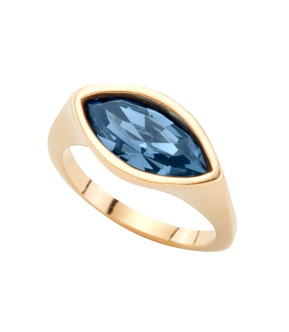 Karen Kane Women's UNOde50 Pop Eye Ring,  7.5,  Gold,  Gold/Silver