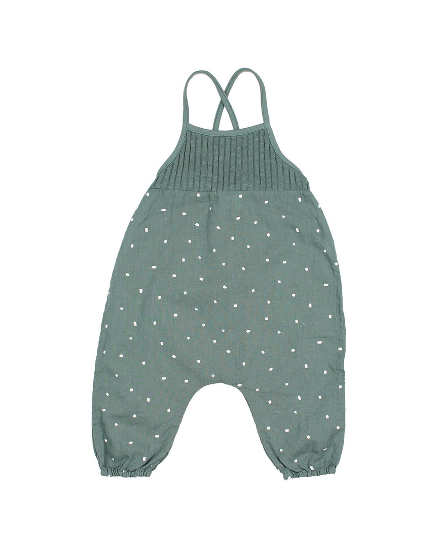 Buho Girls Lola Rib & Crepe Overall