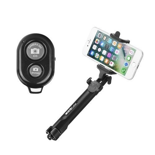 Selfie Stick Stativ Bluetooth Schwarz Für Nokia 5330 Xpressmusic