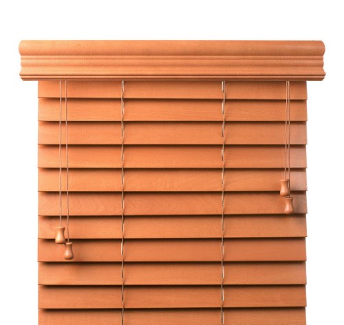 Arlo Blinds Customized Real Wood 42-inch Window Blinds