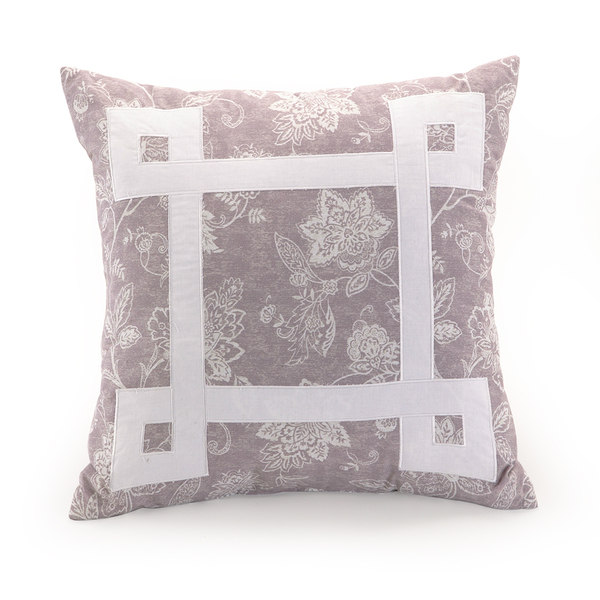 Modern Heirloom Purple 18-inch Decorative Throw Pillow