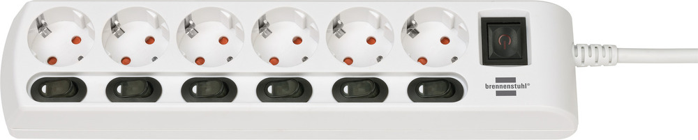 Brennenstuhl 1153110126 Power Extension 2 M 6 AC Outlet(s) Indoor...
