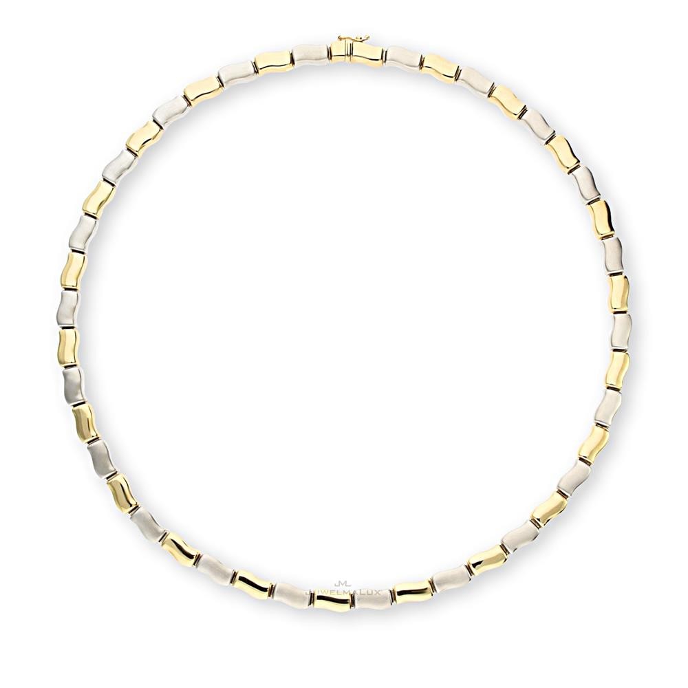 JuwelmaLux Collier 333er Gold 8 Karat Weiß- Und Gelbgold Jl30-05-0489