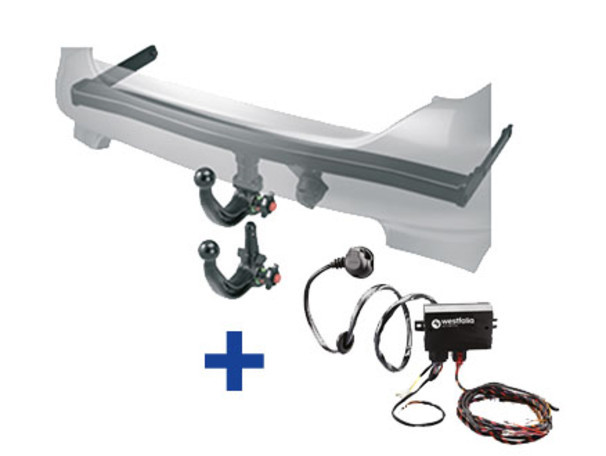 Westfalia Anhängerkupplung Opel Astra H Fließheck Bj. 03/04-12/09 Abnehmbar + Original E-Satz