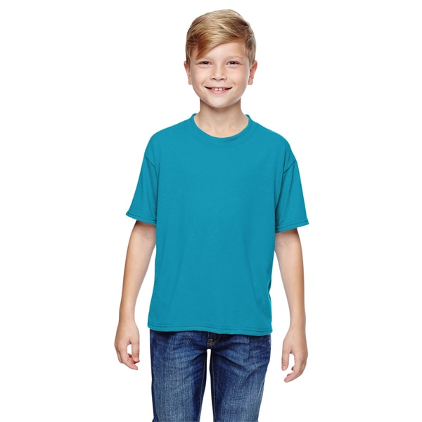 Jerzees Boys' California Cotton Blue Sport T-Shirt