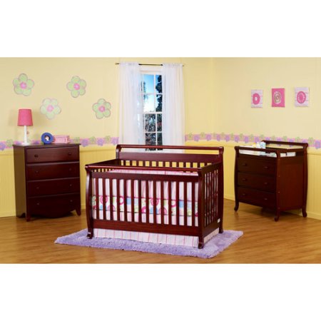 DaVinci Emily 4-in-1 Convertible Crib (Cherry Finish - Cherry)