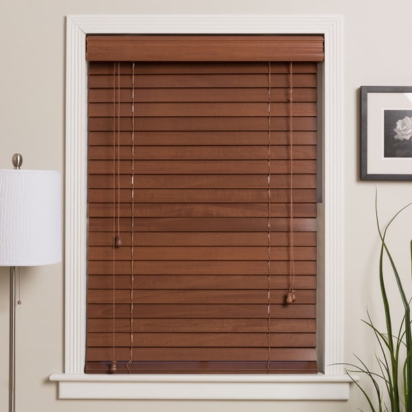Arlo Blinds Customized 40-inch Real Wood Window Blinds