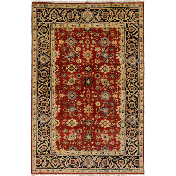 Ecarpetgallery Serapi Heritage Red Wool Rug (6'1 X 9'3)