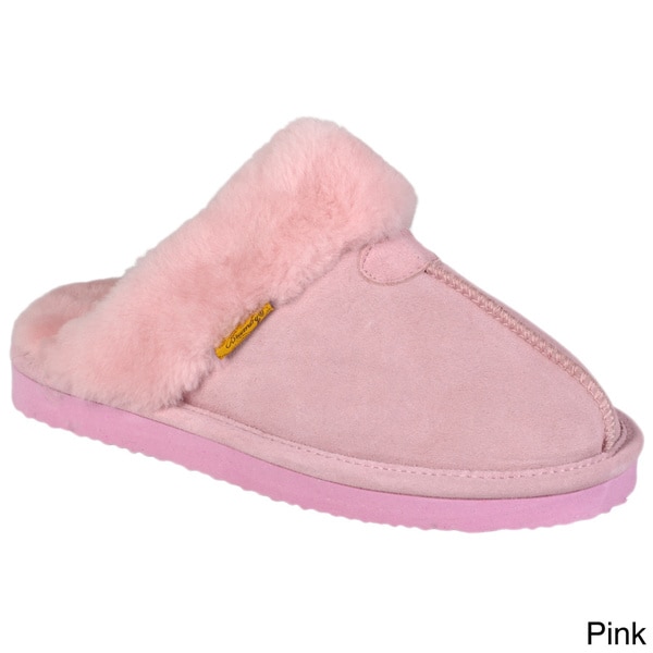 Brumby Women's Backless Sheepskin Slippers