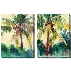 Gallery Direct Allyson Krowitz 'Coconut Palm' Oversized Canvas Art Set