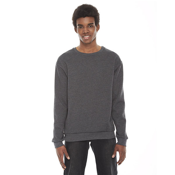 American Apparel F496 Unisex Flex Fleece Drop Shoulder Pullover Crewneck