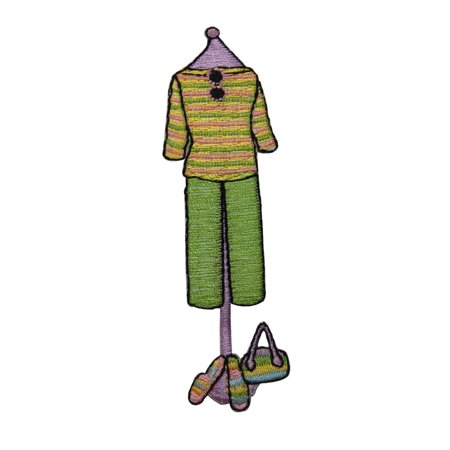 ID 7751 Clothing Store Display Patch Shop Mannequin Embroidered Iron on Applique