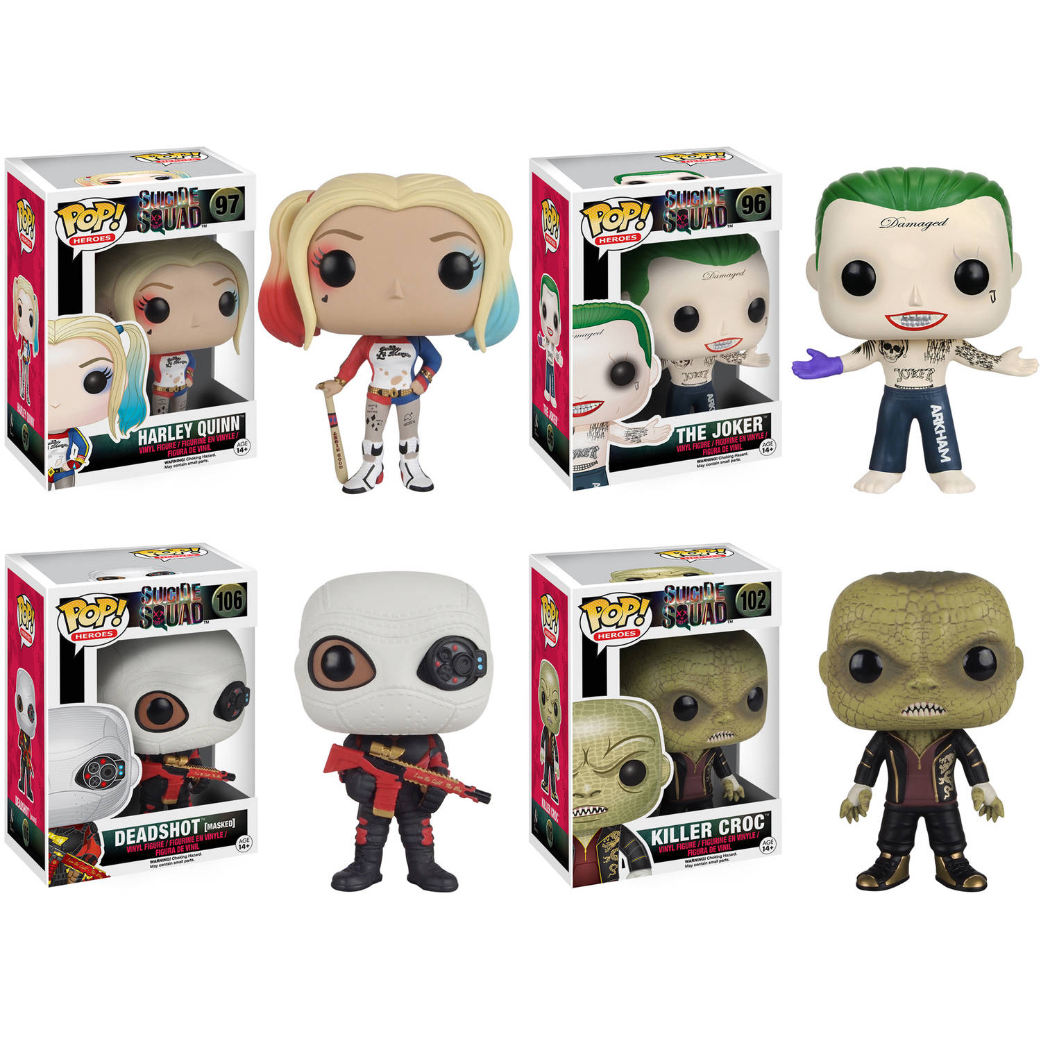 Funko Suicide Squad POP! Movie Collectors Set