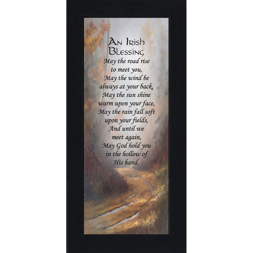 An Irish Blessing, Prayer for Blessing on a Loved One, 6x12 7786