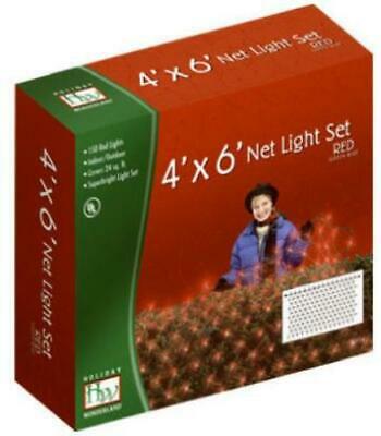 Inliten 48953-88 Holiday Wonderland 150 Ct Red Net Light Set