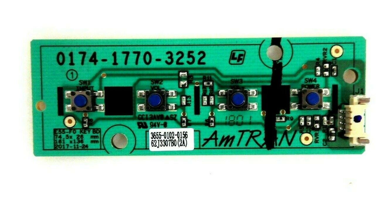 Key Button / Controller 3655-0102-0156 0174-1770-3252 for Vizio M557-G0 LAUAQCKV