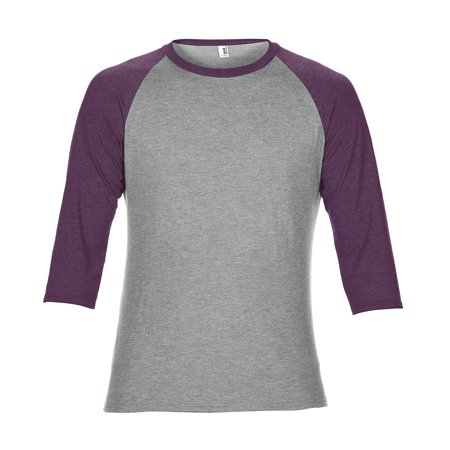 Anvil Men's Tri-Blend 3/4 Sleeve Raglan T-Shirt - 6755