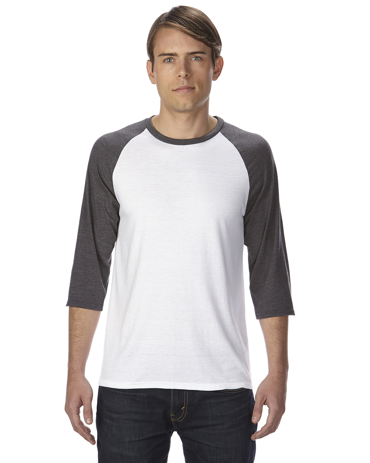 Anvil Adult Triblend 3/4-Sleeve Raglan T-Shirt - 6755