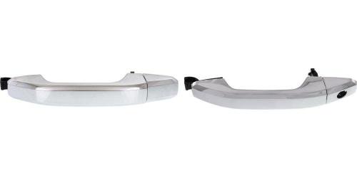 GO-PARTS PAIR/SET Replacement for 2014 GMC Sierra Door Handle (Exterior  Front Left & Right Driver & Passenger Side) GM1311194 GM1310194 22923598 2292