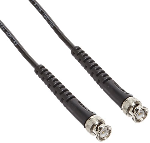 Pomona 4964-SS-120 BNC Male Low-Noise Cable, 50 Ohms Nominal Impedance, 120