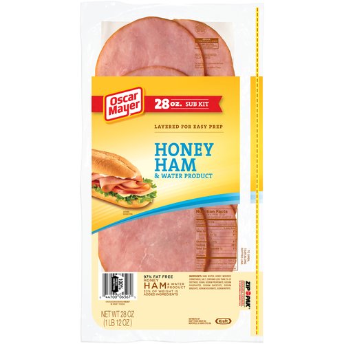 Oscar Mayer Cold Cuts Honey Ham Sub Kit, 28 Oz
