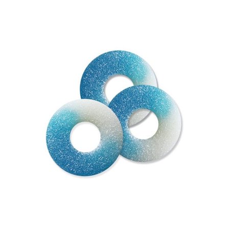 Bayside Candy Gummy Blue Raspberry Ring, 5lbs