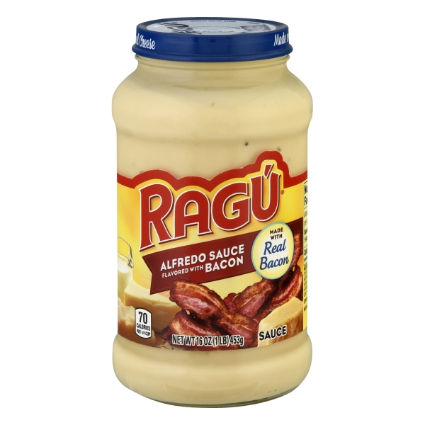 Ragu, Ragu with Bacon Alfredo Sauce, 16 Oz (Case of 12)