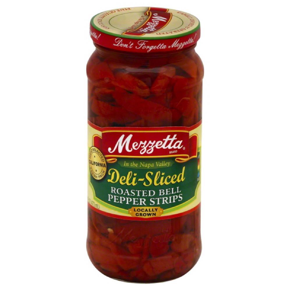 Mezzetta Deli - Sliced Roasted Bell Pepper Strips - Case of 6 - 16 Oz.