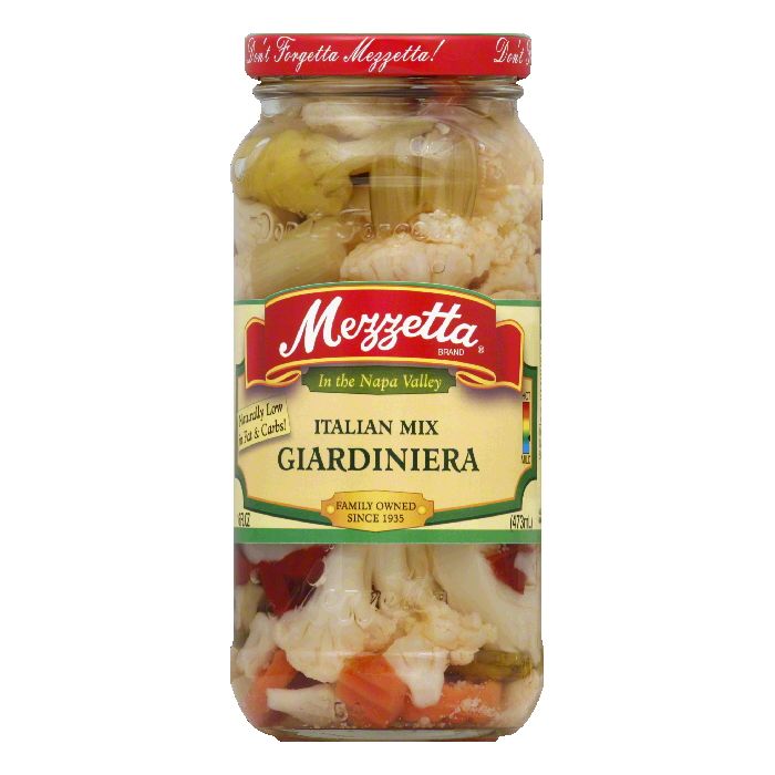 Mezzetta Giardiniera  16 OZ (Pack of 6)