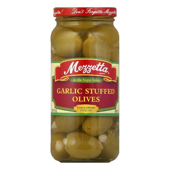 Mezzetta Garlic Stuffed Olives  10 OZ (Pack of 6)