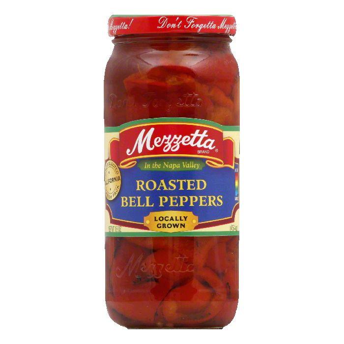 Mezzetta Roasted Red Bell Peppers Large Size  16 OZ (Pack of 6)