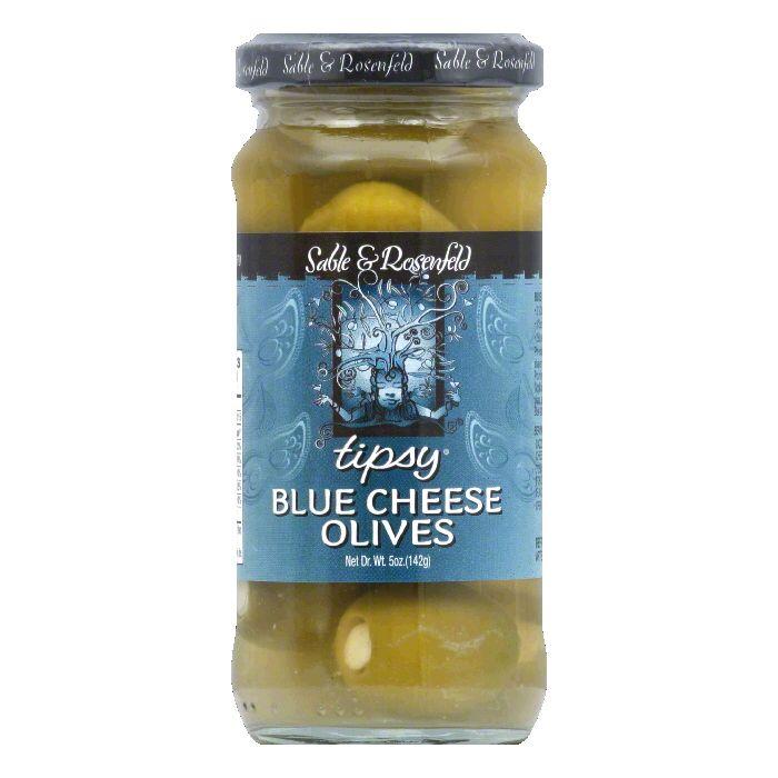 Sable & Rosenfeld Blue Cheese Stuffed Olives  5 OZ (Pack of 6)