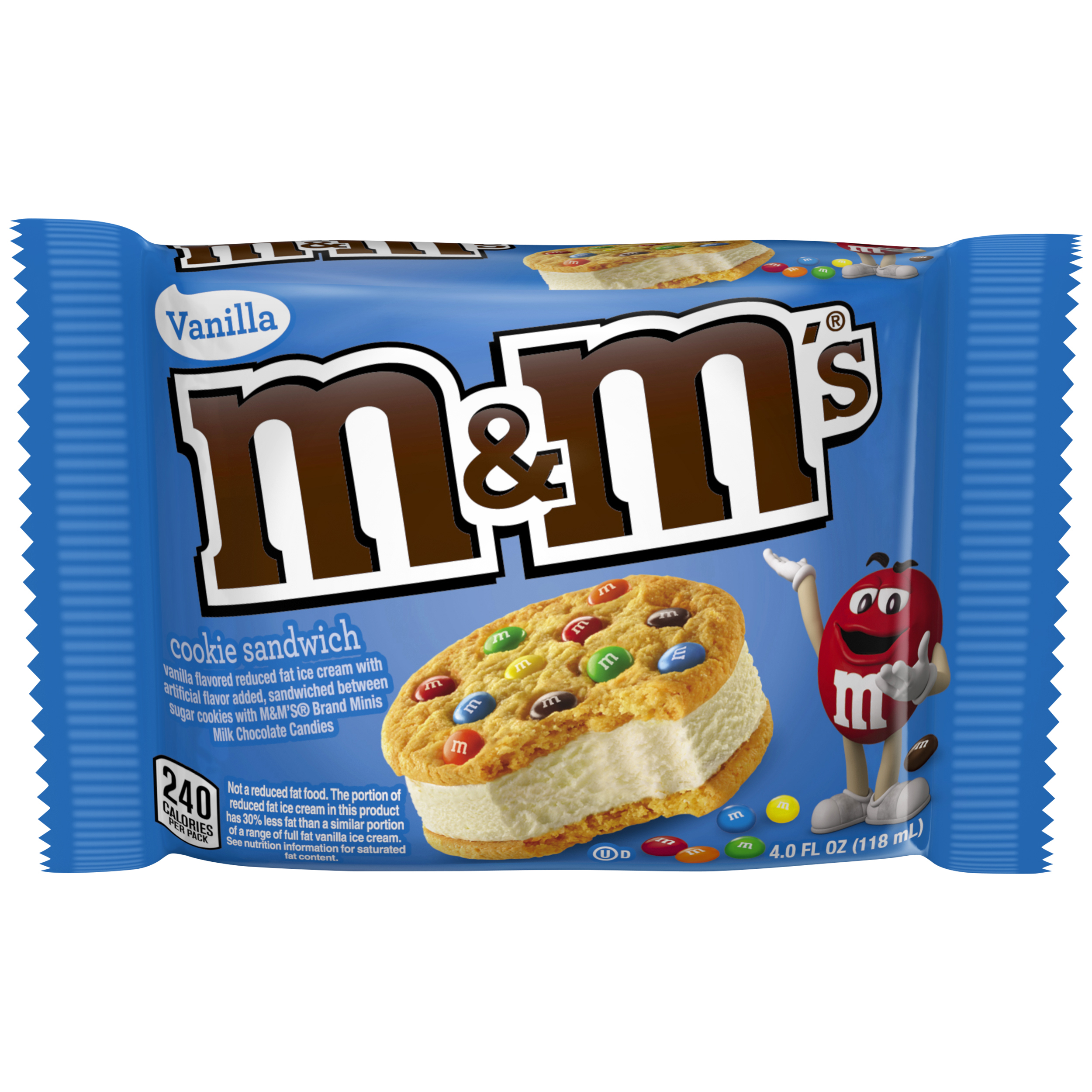 M&M'S Vanilla Ice Cream Cookie Sandwich - 4 Fl Oz