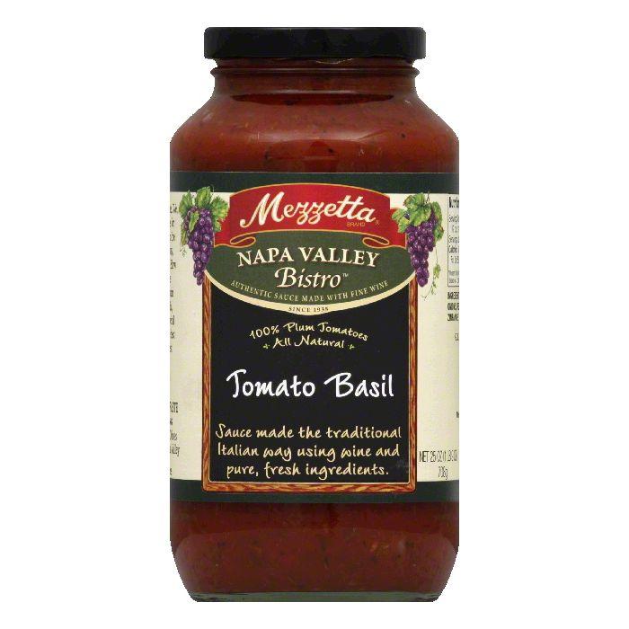 Mezzetta Pasta Sauce Tom Basil  25 OZ (Pack of 6)