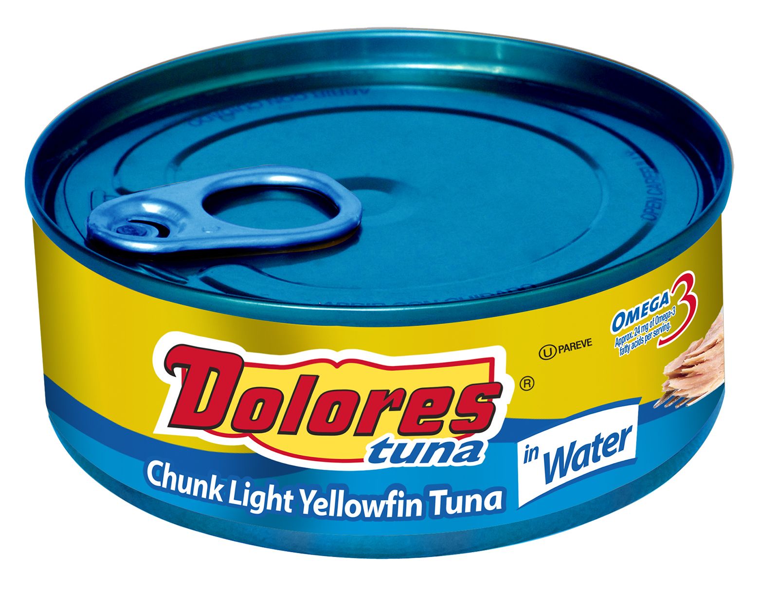 Dolores® Tuna in Water  Chunk Light Yellowfin Tuna in Water  5 Oz Can