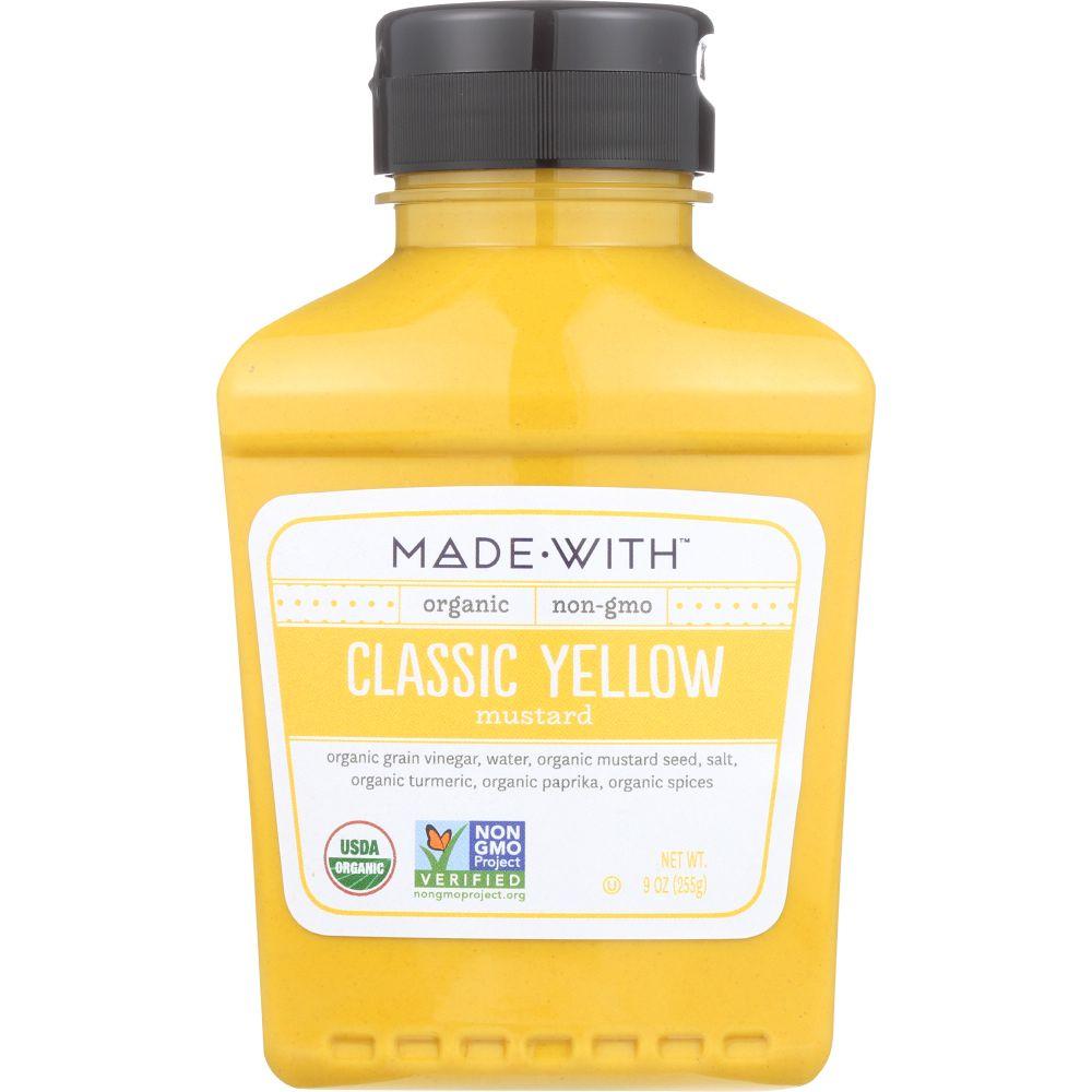 Made with Classic Yellow Mustard  9 Oz (Pack of 6)