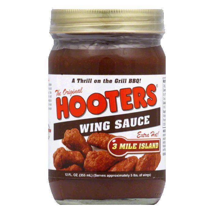 (Pack of 6) Hooters 3 Mile Island Wing Sauce  12 Fl Oz