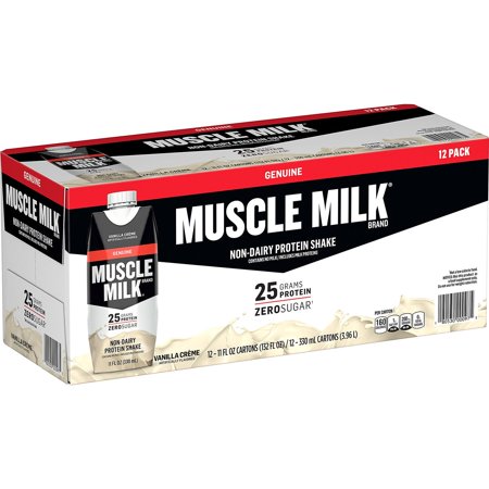 The Muscle Milk Genuine Non-Dairy Protein Shake, Vanilla Crème (11 Fl. Oz., 12 Pk.)