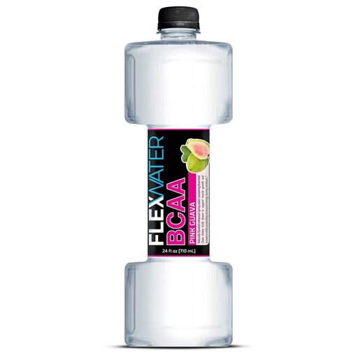 FLEXWATER BCAA Enhanced Sports & Muscle Spring Water with Essential Amino Acids - Low Calorie, Keto Friendly, Sugar & Caffeine Free - Naturally Flavor